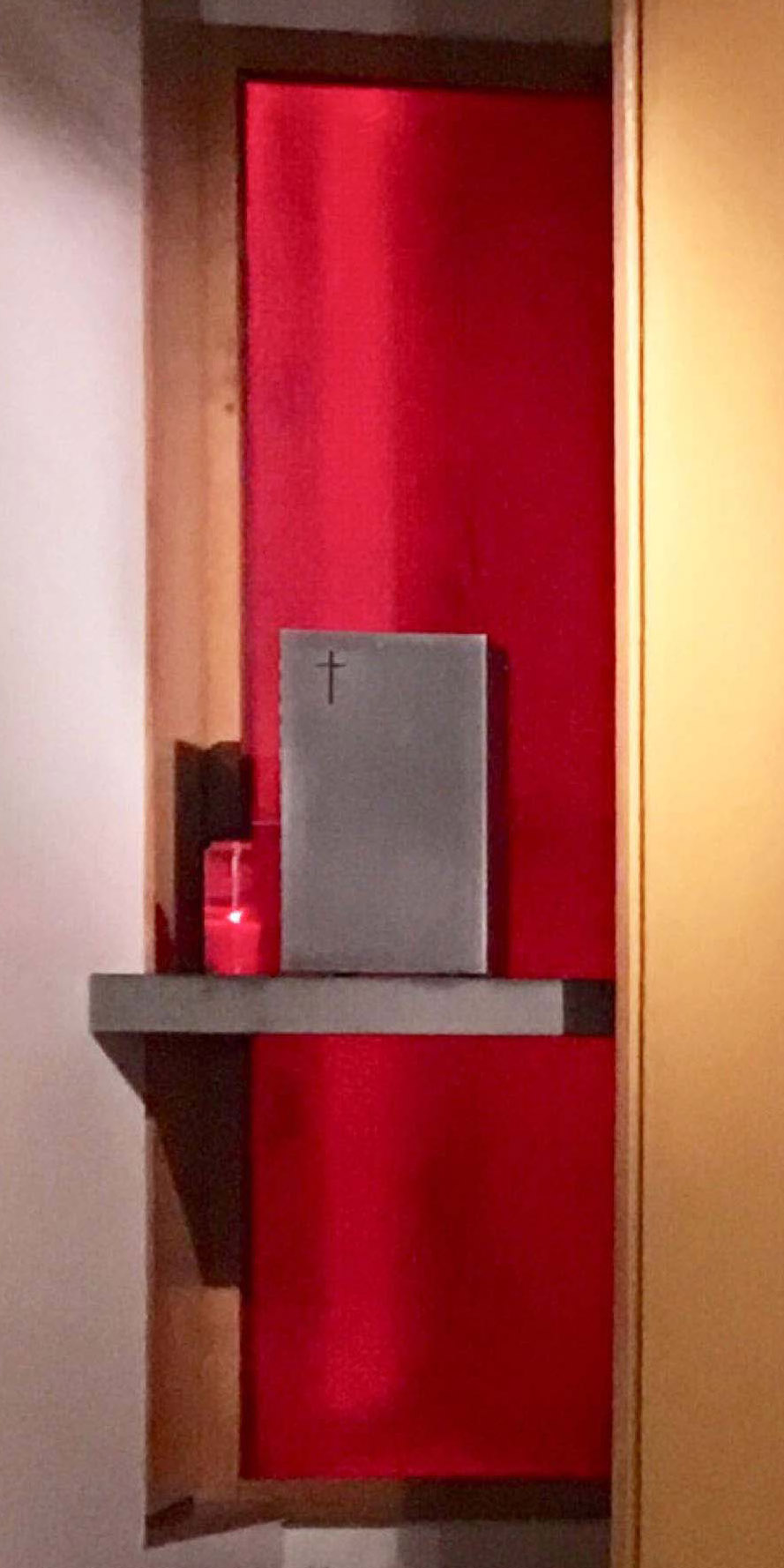 fleur nabert sculpteur chapelle de l'agneau gare de lyon paris ambon sculpture avant après