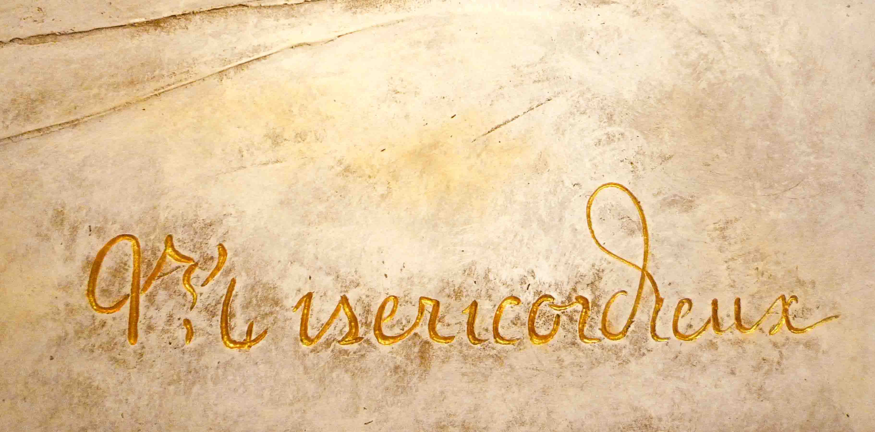 fleur nabert chapelle notre dame du sourire lisieux-mobilier-liturgique autel détails bronze